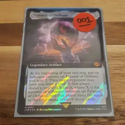1x Palantir of Orthanc, Surge Extended Art, LOTR, Magic MTG NM Bit Off Center - Image 4