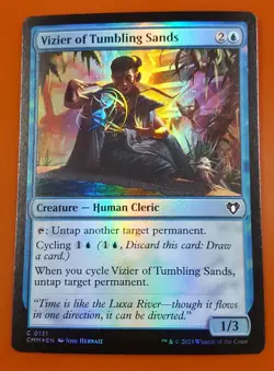 1x Vizier of Tumbling Sands | FOIL | Commander Masters | MTG Magic Cards - Image 1