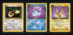 Pokemon TCG Team Rocket Bundle 55/82 45/82 38/82 Wizards of The Coast WOTC LP - Image 1
