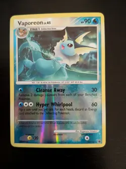 Vaporeon Lv. 45 Reverse Holo Foil 34/100 Majestic Dawn Pokemon MP - Image 1