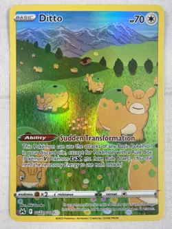 Ditto GG22/GG70 Crown Zenith: Galarian Gallery Holo Pokemon TCG NM - Image 1