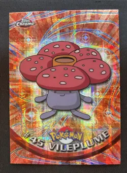 2000 Topps Chrome Pokemon Vileplume Tekno #45 - NM/LP - Image 1