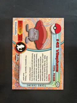 2000 Topps Chrome Pokemon Vileplume Tekno #45 - NM/LP - Image 2