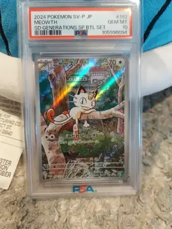 PSA 10 Meowth 192/SV-P Sv-P Promo Pokemon Japanese Gem Mint - Image 1