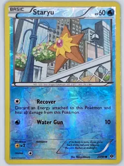 Staryu 23/99 Pokemon - Reverse Holo Black and White Next Destinies MP - Image 1