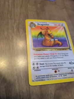 Pokemon TCG Dracolosse - FrenchDragonite 19/62 Fossil Set Vintage 2000 - Image 4