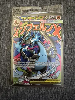 Mega Charizard X ex + Oricorio ex Pokemon Phantasmal Flames UPC Promo - SEALED - Image 1