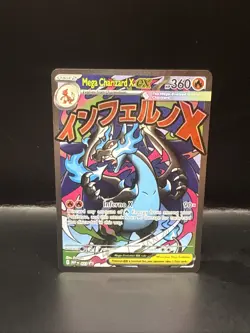Pokemon Mega Charizard X ex 023 Promo Mega Evolution Phantasmal Flames UPC - Image 3