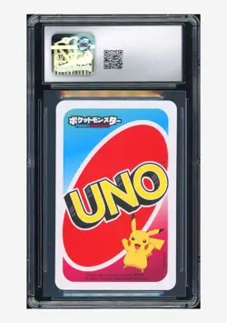 Pokemon CGC 10 GEM MINT Pikachu Blue 2021 Pokemon Pocket Uno Japanese - Image 2