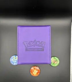 Ultra PRO Deck Box Alcove Purple Leather Flip Magnetic Pokemon - Image 5