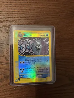 Pokemon TCG Cloyster Expedition Base Set Reverse Holo Rare 42/165 - Image 1