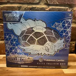 Pokemon TCG: Stellar Crown Pokemon Center Elite Trainer Box ETB SEALED - Image 1