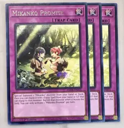 Yugioh x3 Mikanko Promise AMDE-EN035 Rare 1st Edition - Image 1