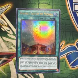 Yugioh! Heavenly Gate of the Mikanko AMDE-EN028 Ultra Rare 1st Edition NM - Image 1