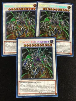 Yugioh Psychic End Punisher RA02-EN032 1ST Secret x3 (NM) - Image 1