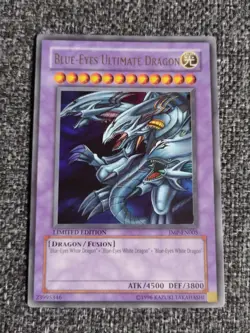 Yu-Gi-Oh! Blue-Eyes Ultimate Dragon JMP-EN005 Secret Rare Limited Edition - Image 1
