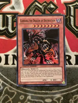 Gandora the Dragon of Destruction CT07-EN020 Super Rare Limited Edition LP - Image 1