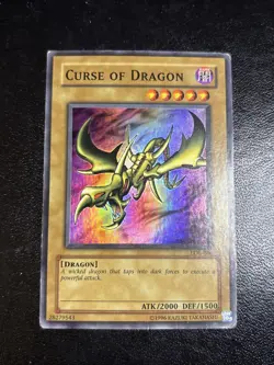 CURSE OF DRAGON - LOB-066 - Super Rare - (PLD) - Image 1