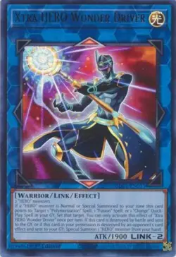Xtra HERO Wonder Driver - BLC1-EN031 - SILVER Ultra Rare - 1st Edition Yugioh - Image 1