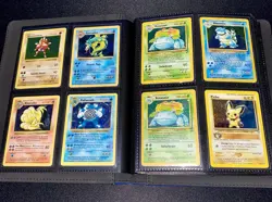 Binder Full 160 Pokemon Cards Vintage HOLO 1st Edition Collection Lot Charizard - Image 4