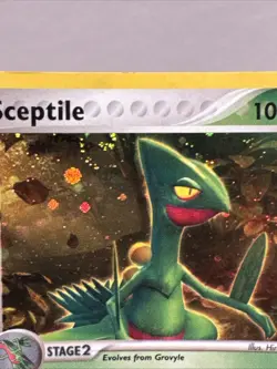 Pokemon TCG Sceptile Holo Rare Card 4/17 Pop Series 1 (Swirl) - Image 2