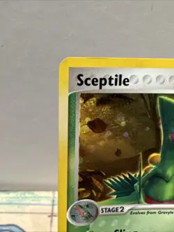 Pokemon TCG Sceptile Holo Rare Card 4/17 Pop Series 1 (Swirl) - Image 4