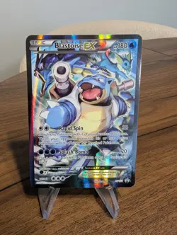 Pokemon TCG Blastoise EX Promo Holo Rare Card XY122 2016 LP Condition - Image 1