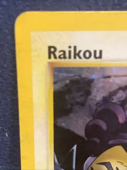 Pokemon Vintage Neo Revelation Holo Rare Raikou Pokemon Card 13/64 READ - Image 2