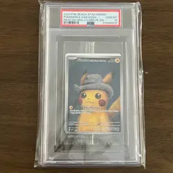 PSA 10 VAN GOGH PIKACHU WITH GREY FELT HAT SVP EN 085 PROMO POKEMON CARD-SEALED - Image 1