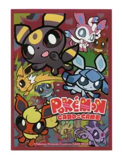 2017 Chibi Eevee Evolutions Individual Card Sleeve Pokemon Center Japan Original - Image 1