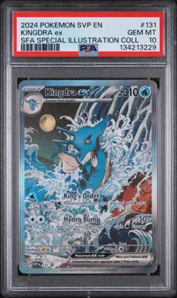 PSA 10 Kingdra ex 131 Sv: Scarlet & Violet Promo Cards Holo - Image 1