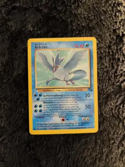 Articuno Arktos 17/62 German Non-Holo Rare Fossil Pokemon Card - Image 1