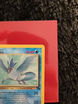 Articuno Arktos 17/62 German Non-Holo Rare Fossil Pokemon Card - Image 3
