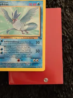 Articuno Arktos 17/62 German Non-Holo Rare Fossil Pokemon Card - Image 4