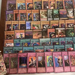 Yu-Gi-Oh! Card Lot of 90 & 2 Unopened Packs 1st Edition - Image 3