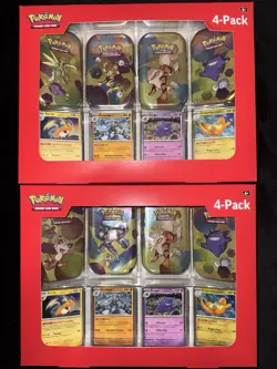 Pokemon Scarlet & Violet 151 (4 Mini Tins + 4 Promo Cards Bundle) - Image 1