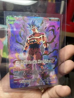 Ultra Instinct Son Goku Hero of Universe 7 Foil Dragon Ball Super Card Game | NM - Image 1