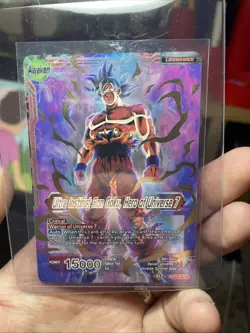 Ultra Instinct Son Goku Hero of Universe 7 Foil Dragon Ball Super Card Game | NM - Image 3