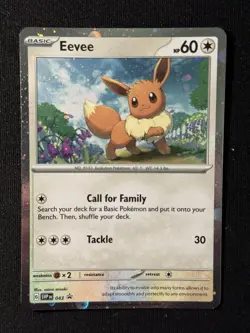 Eevee - SVP043 - Pokemon Scarlet & Violet Promo Ultra Rare Holo Card NM - Image 1