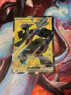 Zekrom ex 158/086 Sv: Black Bolt Holo Secret Rare NM Pokemon Card 2025 - Image 1