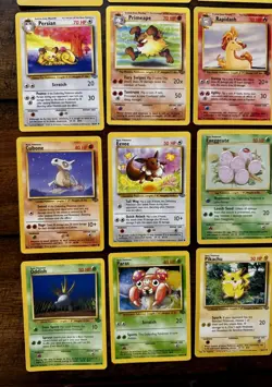 Vintage Pokemon Lot (42 Regular Cards, 1 Holo #5 Kangaskhan)1999 WOTC Jungle Set - Image 4
