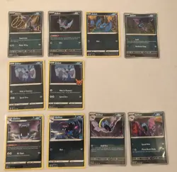 Lot of 10 Zubat and Golbat Pokemon Cards - Image 1