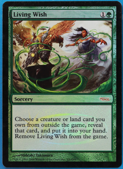 Living Wish (Judge Promo) FOIL PLD MTG MAGIC CARD (497896) ABUGames - Image 1
