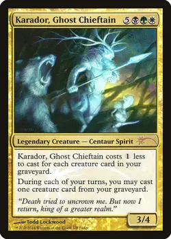Karador, Ghost Chieftain (Judge) FOIL Promo PLD Creature Special CARD ABUGames - Image 1