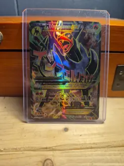 Pokemon Mega M Houndoom EX TCG Card 154/162 XY Breakthrough - Image 1