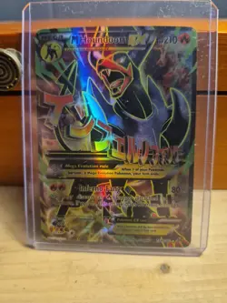 Pokemon Mega M Houndoom EX TCG Card 154/162 XY Breakthrough - Image 3