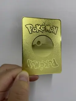 Pikachu VMAX Gold Metal Pokemon Card-Collectible Gift Display！ - Image 4