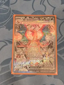 Pokemon TCG Charizard EX Holo Ultra Rare Card 223/197 Obsidian Flames English - Image 2