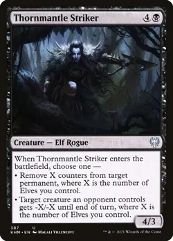 Magic the Gathering (mtg): KHM: Thornmantle Striker (x 4) - Image 1