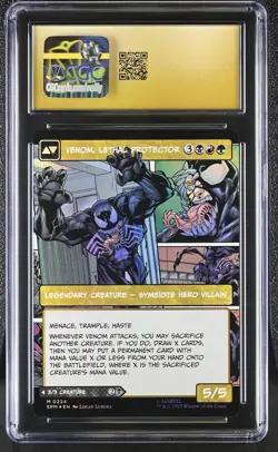 EDDIE BROCK Marvel's Spider-Man Borderless Foil Mythic CGC Pristine 10 MTG - Image 2